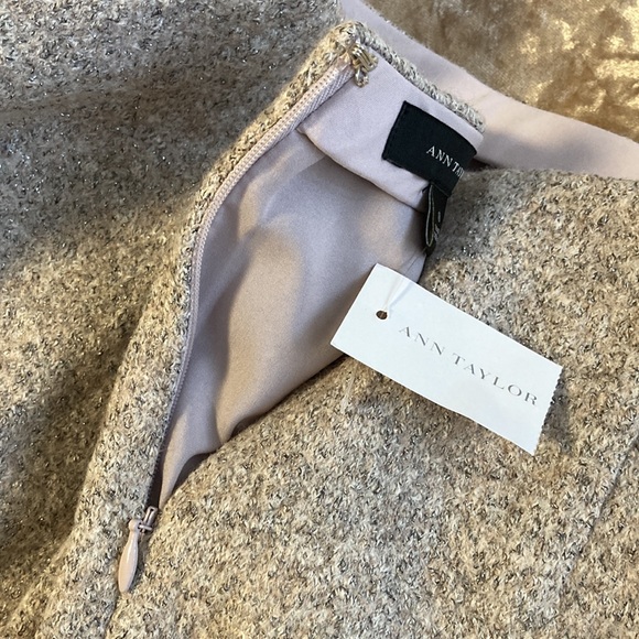 Ann Taylor skirt. Textured. Wool blend. - Picture 4 of 5